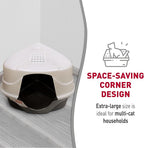 Nature’s Miracle Hooded Corner Litter Box, - Image 7