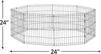 MidWest Homes for Pets Folding Metal Puppy / Dog Exercise Pen, Indoor/Outdoor - Image 3
