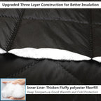 Reversible Wide Magnetic Thermal Insulated Door Curtain - Image 3