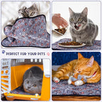 Tatuo 4 Pcs Dog Blanket for Pet Cat Blankets Indoor Puppy Teething Stuff Toys - Image 4