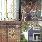 BNOSDM 4 Packs Bird Hemp Rope Net Swing Climbing Rope Net - Image 7