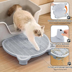 Adjustable Cat Ramp Litter Box Step Double Layer - Image 2