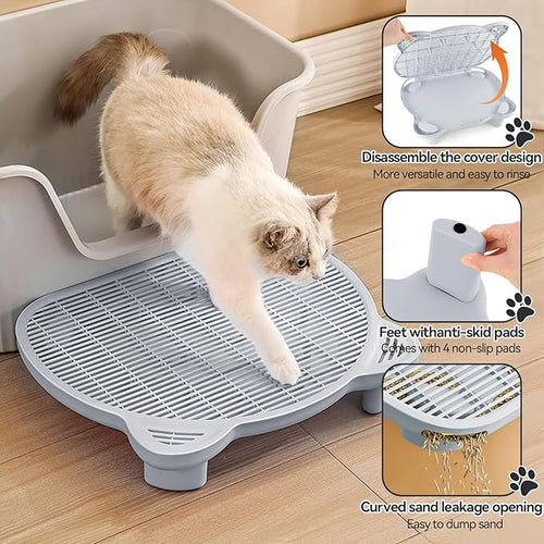 Adjustable Cat Ramp Litter Box Step Double Layer - Image 2