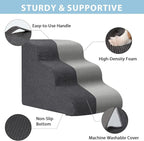 Dog Stairs for Couch Sofa and Chair, 3-Step Dog Steps for Small Dogs and Cats - Image 6