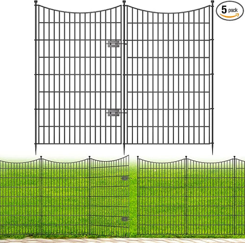5 Panels Decorative Garden Fence by OutdoorFence