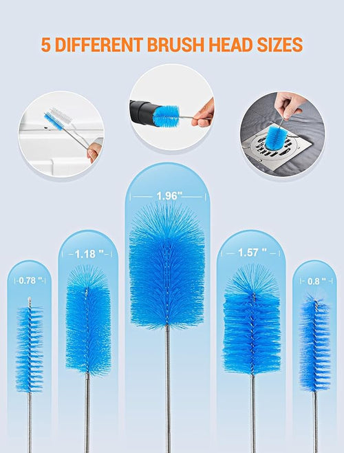 66" Flexible Drain Brush Tool - Image 2