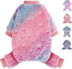 Dog Pajamas Small Girl Female, Warm Winter Extra Small Dog Clothes, Cute Fleece by Unknown