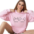 Custom Dog Mom Shirt for Women Pet Ears Sweatshirt by CustomUnique