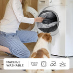 Bedsure Washable Dog Bed Small Dog＆Cat- Rectangle Fluffy Plush Kitten Puppy Bed - Image 6