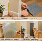 Cat Scratch Mat, 23.6’’ x 11.8’’ Wall Corner Stracther, Versatile Self-Adhesive - Image 4