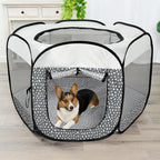 Furhaven Portable Dog Playpen Cat Tent, Pet Playground, Kennel Foldable Indoor - Image 2