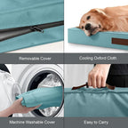 Outdoor Dog Bed for Medium Dogs, Waterproof Dog Crate Mat Orthopedic Egg Crate - Image 6
