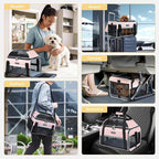 Lekereise Top-Expandable Pet Carrier 18x11x11Inch Delta American United Airline - Image 7
