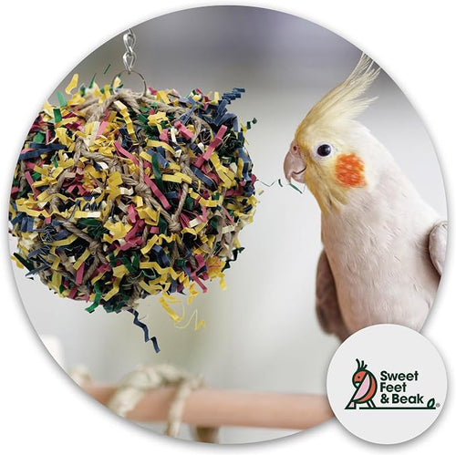 3” Super Shredder Ball Bird Toy - Image 2