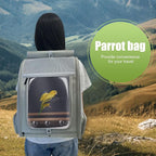 Bird Backpack Carrier with Front Zipper Opening, Portable Bird Travel Carrier - Image 8