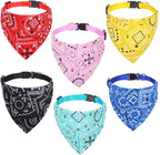6 Pcs Cat Bandana, Adjustable Pet Bandana Collars by Unknown