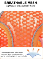 M Orange Soft Mesh Dog Harness and Leash Set, No Escape Puppy Harnesses - Image 4