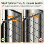 Yaheetech Dog Playpen Outdoor, 40 inch 24 Panels Dog Pen Indoor Heavy Duty - Image 7