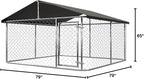 Outdoor Dog Enclosure Heavy Duty Dog Kennel House Mesh Dog Big Cage Pet Kennel - Image 8