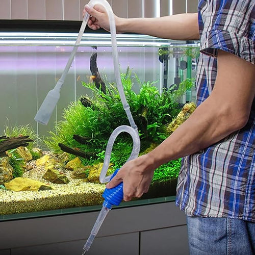 5FT Aquarium Siphon, Manual Siphon Pump, Aquarium Vacuum Gravel Cleaner - Image 2