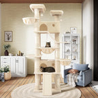 SHA CERLIN 81in Multi-Level Tall Cat Tree Tower - Image 3