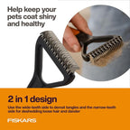 Fiskars Pet, Cat and Dog Brush, Fine Bristles & SoftGrip Handle - Image 3