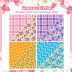 PAWCHIE Spring Dog Bandanas Small Reversible Styles Pet Triangle Scarf Bibs - Image 3
