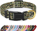 MOODEL Reflective Dog Collar for Medium Dogs, Cute Camouflage Adjustable by TMOODEL