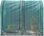 Poray Large Tunnel 73''x37''x61''Plant Netting Cover, 5FT Tall Crop Cage Tomato by porayhut
