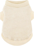 Premium Pet Clothes: Beige Tank Top Dog Shirts by Paiaite