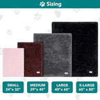 PetAmi Dog Blanket for Large Medium Dogs Black, Fluffy Soft Puppy Blanket - Image 7