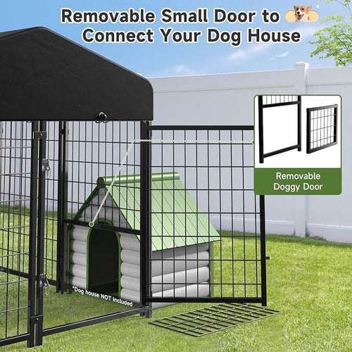 2PCS Dog Kennel Outdoor, Outside Dog Kennel - Image 2