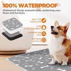 Washable Pee Pads for Dogs, 2 Pack 48"x60" Reusable Puppy Training Pads - Image 2