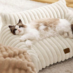 Bedsure ComfyFleece™ Cute Cat Couch - Image 8