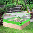 Pop-up Garden Mesh Plant Cover Outdoor Tent Garden Cover Mesh Bird and Pest - Image 7