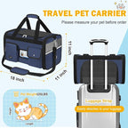 HUANLANG Cat Carrier Airline Approved, Soft-Sided Dog Carriers - Image 5