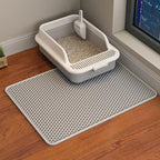 HCY&WLD 2-Pack Cat Litter Mat, Double Layer Honeycomb Waterproof Urine Proof by HCY%26WLD
