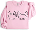 Custom Dog Mom Shirt for Women Pet Ears Sweatshirt - Image 6