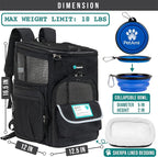 PetAmi Dog Backpack Carrier, Airline Approved Cat Backpacks - Image 6