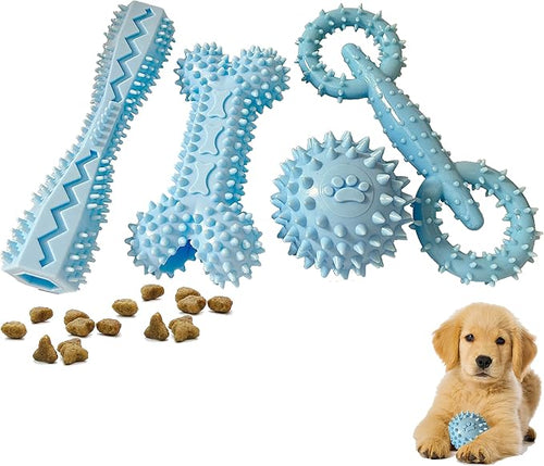 4 Pack Puppy Teething Toys 0-6 Months Puppy Chew Toys by Cdyzqikm