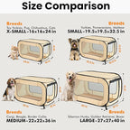Beatrice Home Fashions Portable, Collapsible, Pop Up Kennel Travel Cat and Dog - Image 3