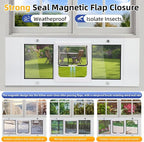 Full Size Window Pet Door for Cats & Small Dogs 31"-36" Various Sliding Windows - Image 5