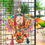 KATUMO Bird Toys Parakeet Toy Cockatiel Shredding Toys Conure Foraging Sola Toys - Image 5