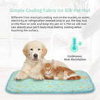 NWK Pet Cooling Mat -20’’ X 16’’ Ice Silk Cooling Mat - Image 3