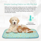 NWK Pet Cooling Mat -39’’ X 27’’ Ice Silk Cooling Mat - Image 3