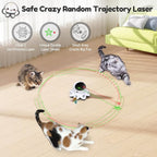 ORSDA Cat Laser Toy, 2-in-1 Interactive Automatic Motion Activated Moving 8 - Image 3