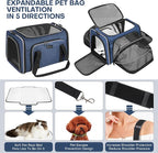 Premium Pet Carrier – Dog & Cat Travel Bag, Airline Approved, Soft-Sided Design - Image 6