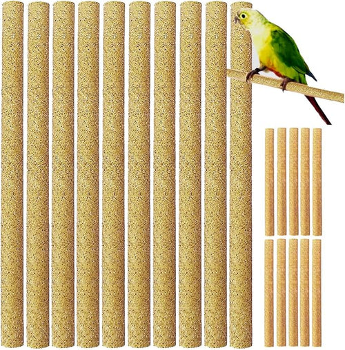 40Pcs Sand Perch Covers for Bird by Birheatry