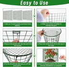 Convivium Plant Protectors from Animals 6 Packs, 13 x 12 in Metal Chicken Wire - Image 4