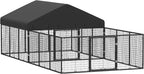 Outdoor Dog Kennel with Dog Fence - Image 2